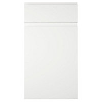 IT Kitchens Marletti Gloss white Drawerline door & drawer front, (W)400mm (H)715mm (T)19mm