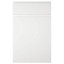IT Kitchens Marletti Gloss white Drawerline door & drawer front, (W)500mm (H)715mm (T)19mm