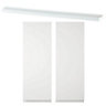 IT Kitchens Marletti Gloss White Standard Cabinet door (W)250mm (H)715mm (T)18mm, Pack of 2