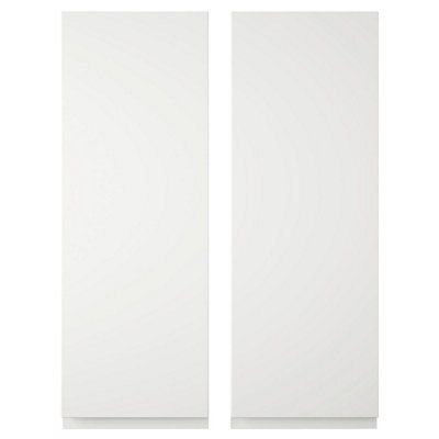 IT Kitchens Marletti Gloss White Wall corner Cabinet door (W)250mm (H)715mm (T)19mm, Set of 2