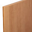 IT Kitchens Sandford Cherry Effect Modern Oven housing Cabinet door (W)600mm (H)557mm (T)18mm