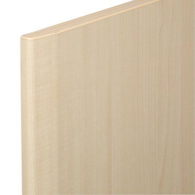 IT Kitchens Sandford Maple Effect Modern Maple effect Modern Standard Cabinet door W 600mm H 715mm