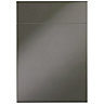 IT Kitchens Santini Gloss anthracite Drawerline door & drawer front, (W)500mm (H)715mm (T)18mm
