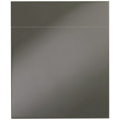 IT Kitchens Santini Gloss Anthracite Drawerline Door & Drawer Front, (W ...