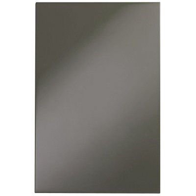 IT Kitchens Santini Gloss Anthracite Slab Clad on base panel (H)890mm (W)620mm