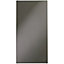 IT Kitchens Santini Gloss Anthracite Slab Fridge/Freezer Cabinet door (W)600mm (H)1197mm (T)18mm