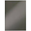 IT Kitchens Santini Gloss Anthracite Slab Tall Cabinet door (W)500mm (H)895mm (T)18mm