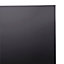 IT Kitchens Santini Gloss black Bridging door & pan drawer front, (W)1000mm (H)356mm (T)18mm