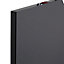IT Kitchens Santini Gloss black Bridging door & pan drawer front, (W)1000mm (H)356mm (T)18mm