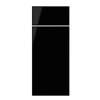 IT Kitchens Santini Gloss black Drawerline door & drawer front, (W)300mm (H)715mm (T)18mm