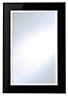 IT Kitchens Santini Gloss Black Slab Cabinet door (W)500mm (H)715mm (T)18mm