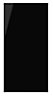 IT Kitchens Santini Gloss Black Slab Cabinet door (W)600mm (H)1197mm (T)18mm