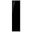 IT Kitchens Santini Gloss Black Slab Tall Appliance & larder End panel (H)1920mm (W)570mm, Pack of 2