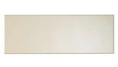 IT Kitchens Santini Gloss cream Bridging door & pan drawer front, (W)1000mm (H)356mm (T)18mm