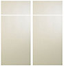 IT Kitchens Santini Gloss cream Door & drawer, (W)925mm (H)720mm (T)18mm