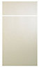 IT Kitchens Santini Gloss cream Drawerline door & drawer front, (W)400mm (H)715mm (T)18mm