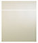 IT Kitchens Santini Gloss cream Drawerline door & drawer front, (W)600mm (H)715mm (T)18mm