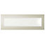 IT Kitchens Santini Gloss cream Glazed bridging door & pan drawer front, (W)1000mm (H)356mm (T)18mm