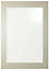 IT Kitchens Santini Gloss Cream Slab Glazed Cabinet door (W)500mm (H)715mm (T)18mm