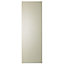 IT Kitchens Santini Gloss Cream Slab Tall Larder Panel (H)2100mm (W)570mm, Pack of 2