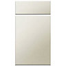 IT Kitchens Santini Gloss grey Drawerline door & drawer front, (W)400mm (H)715mm (T)18mm