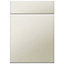 IT Kitchens Santini Gloss grey Drawerline door & drawer front, (W)500mm (H)715mm (T)18mm