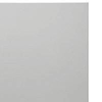 IT Kitchens Santini Gloss Grey Slab Standard Cabinet door (W)300mm (H)715mm (T)18mm