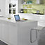 IT Kitchens Santini Gloss white Drawerline door & drawer front, (W)300mm (H)715mm (T)18mm