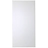 IT Kitchens Santini Gloss White Slab Fridge/Freezer Cabinet door (W)600mm (H)1377mm (T)18mm