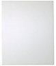 IT Kitchens Santini Gloss White Slab Integrated appliance Cabinet door (W)600mm (H)715mm (T)18mm