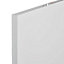 IT Kitchens Santini Gloss White Slab Integrated appliance Cabinet door (W)600mm