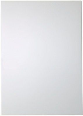 IT Kitchens Santini Gloss White Slab Standard Cabinet door (W)500mm (H)715mm (T)18mm