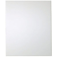 IT Kitchens Santini Gloss White Slab Tall Cabinet door (W)600mm