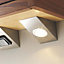 IT Kitchens Stainless steel effect Mains-powered Halogen Under cabinet light (W)75mm