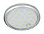 IT Kitchens Stainless steel effect Mains-powered LED Cabinet light (L)73mm (W)58mm, Pack of 3