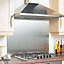 IT Kitchens Stainless steel Splashback, (H)750mm (W)600mm