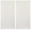 IT Kitchens Stonefield Ivory Classic Wall corner Cabinet door (W)250mm (H)715mm (T)20mm, Set of 2