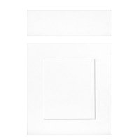 IT Kitchens Stonefield Matt white Drawerline door & drawer front, (W)500mm (H)715mm (T)20mm