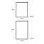 IT Kitchens Stonefield Stone Classic Tall Cabinet door (W)600mm (H)2092mm (T)20mm, Set of 2