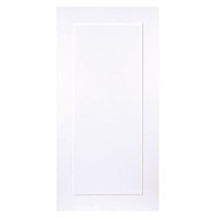 IT Kitchens Stonefield White Classic Style Cabinet door (W)600mm (H)1197mm (T)20mm