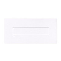 IT Kitchens Stonefield White Classic Style Cabinet door (W)600mm (H)277mm (T)20mm