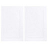 IT Kitchens Stonefield White Classic Style Cabinet door (W)600mm, Set of 2