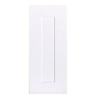 IT Kitchens Stonefield White Classic Style Tall Cabinet door (W)300mm (H)895mm (T)20mm