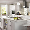 IT Kitchens Stonefield White Classic Style Tall Cabinet door (W)500mm (H)895mm (T)20mm