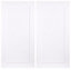 IT Kitchens Stonefield White Classic Style Wall corner Cabinet door (W)250mm, Set of 2