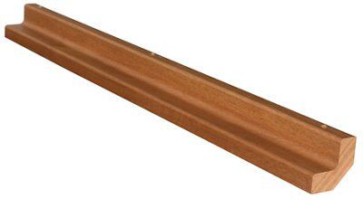 IT Kitchens Walnut effect Standard Post, (W)52mm (H)715mm