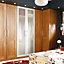 IT Kitchens Walnut Style Modern Cornice, (L)2400mm