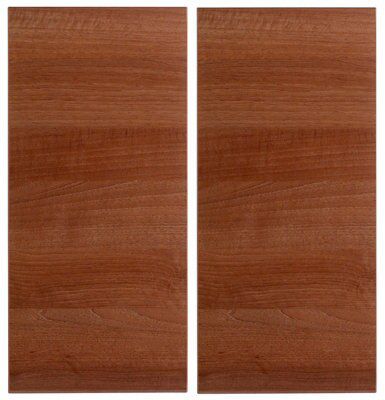 It Kitchens Walnut Style Modern Wall Corner Cabinet Door W 250mm Set Of 2 Diy At B Q