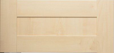 IT Kitchens Westleigh Contemporary Maple Effect Shaker Cabinet door (W)600mm (H)277mm (T)18mm