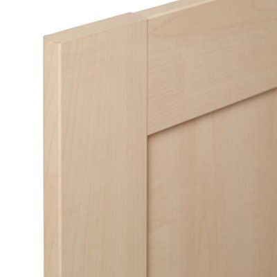 IT Kitchens Westleigh Contemporary Maple Effect Shaker Maple effect Modern Standard Cabinet door W 500mm H